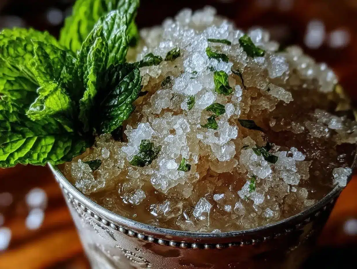 classic mint julep cocktail preparation steps