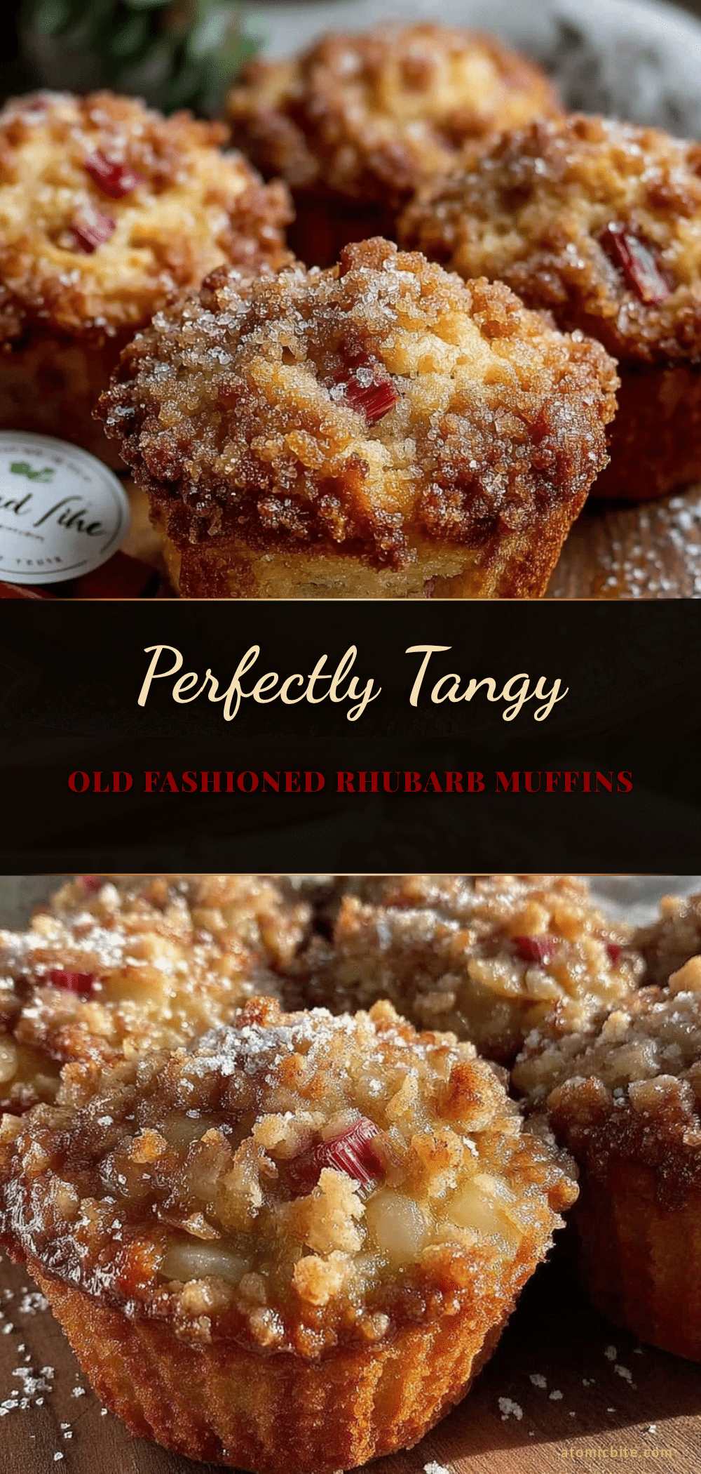 classic old fashioned rhubarb muffins recipe