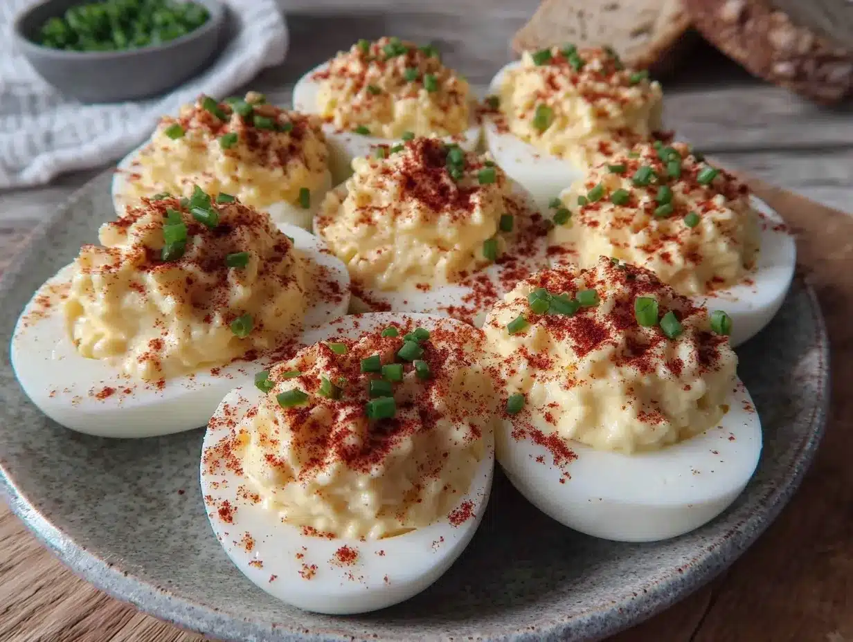classic southern deviled eggs preparation steps