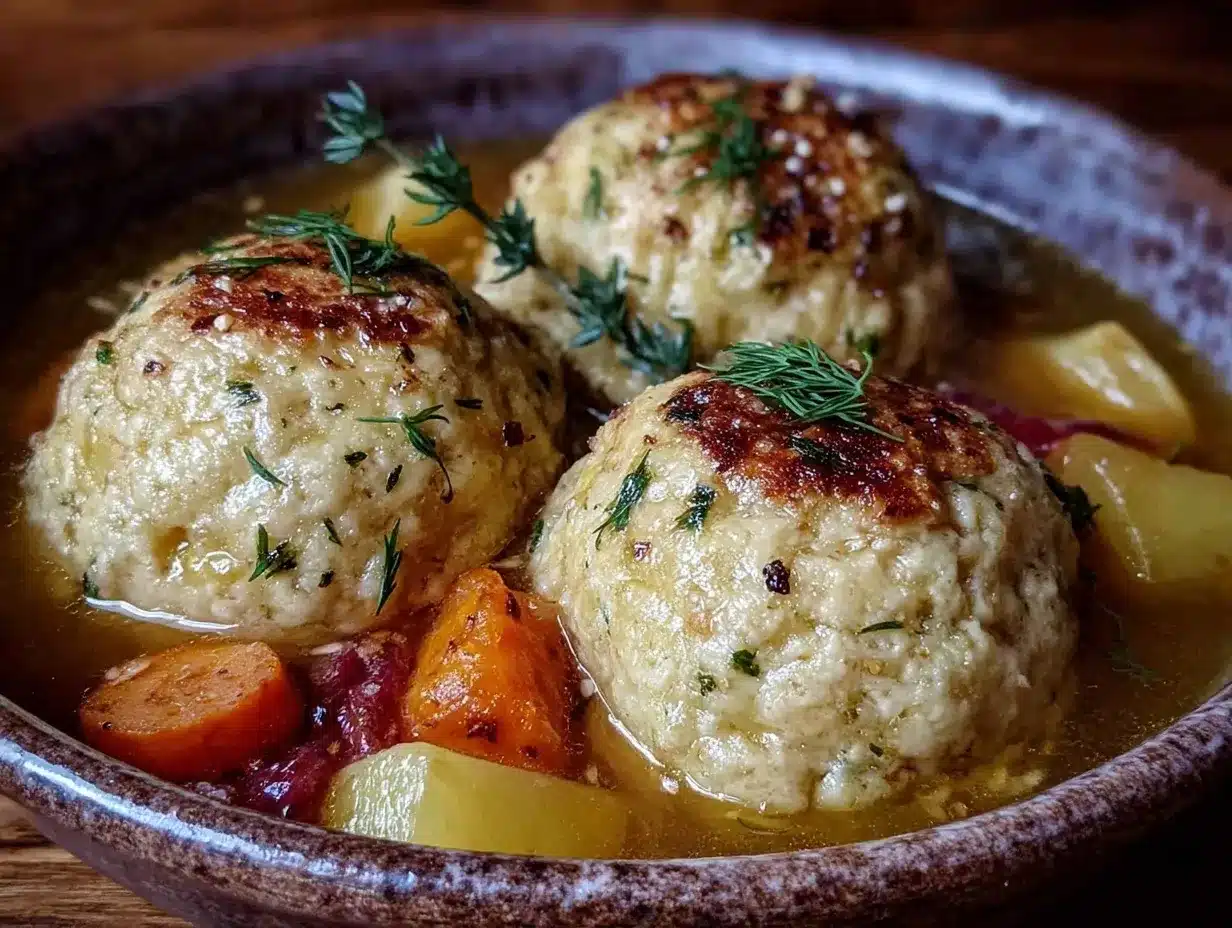 cozy matzo ball soup preparation steps