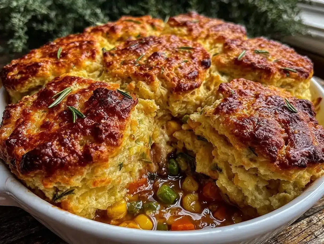 cozy vegetable pot pie preparation steps