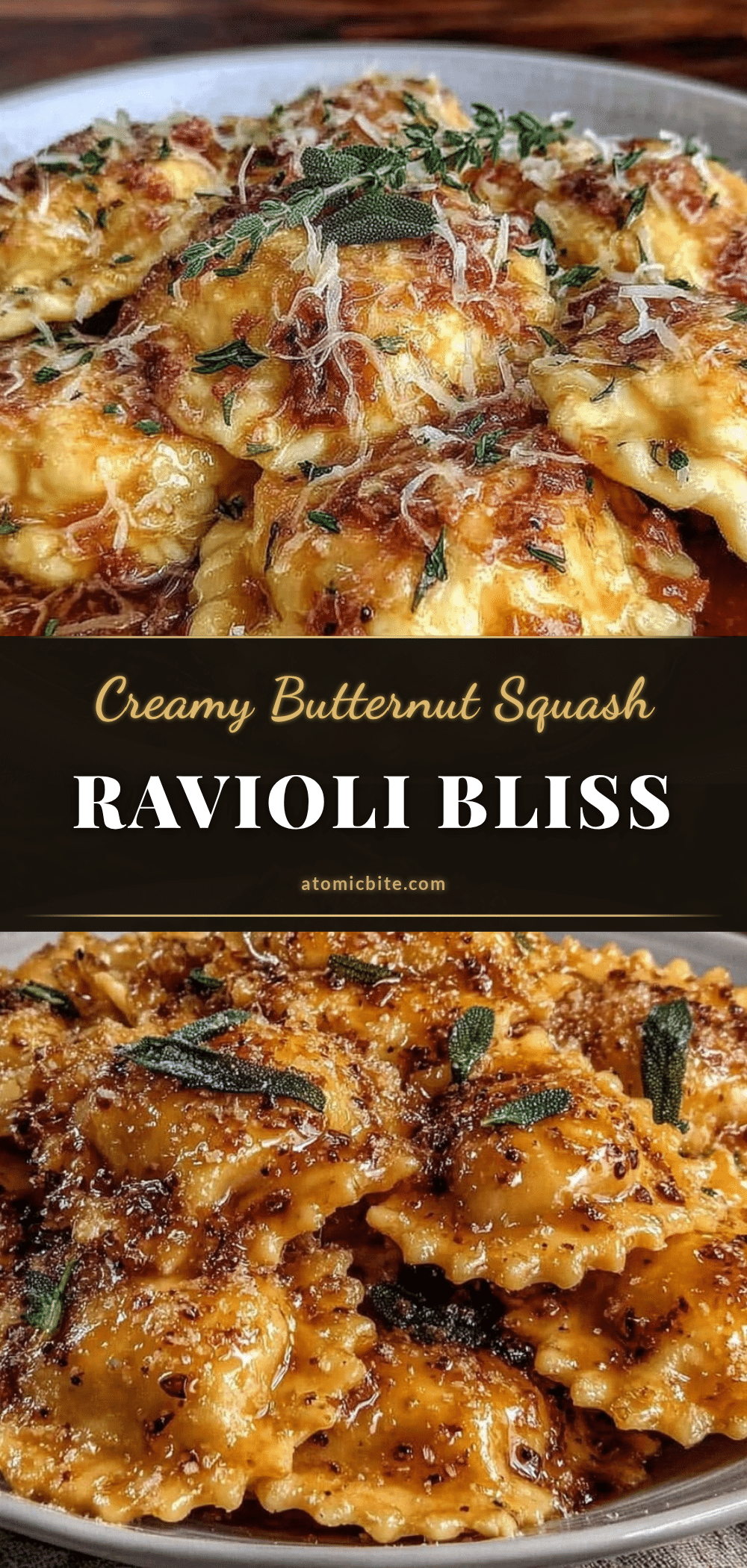 creamy homemade butternut squash ravioli recipe