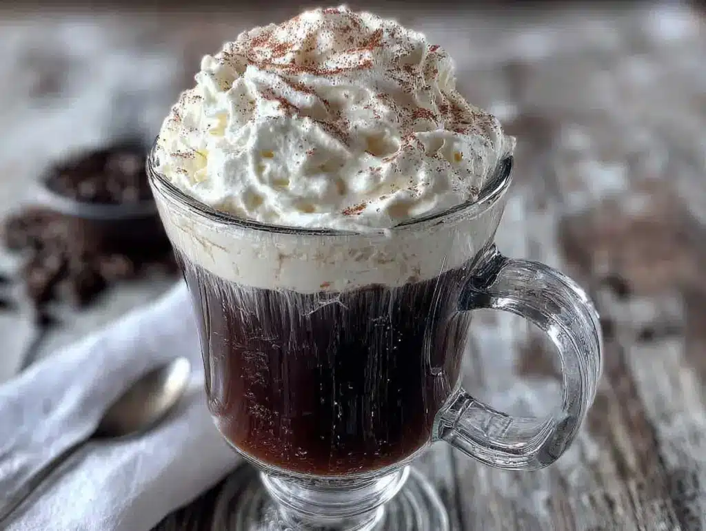 creamy irish coffee recipe - featured image