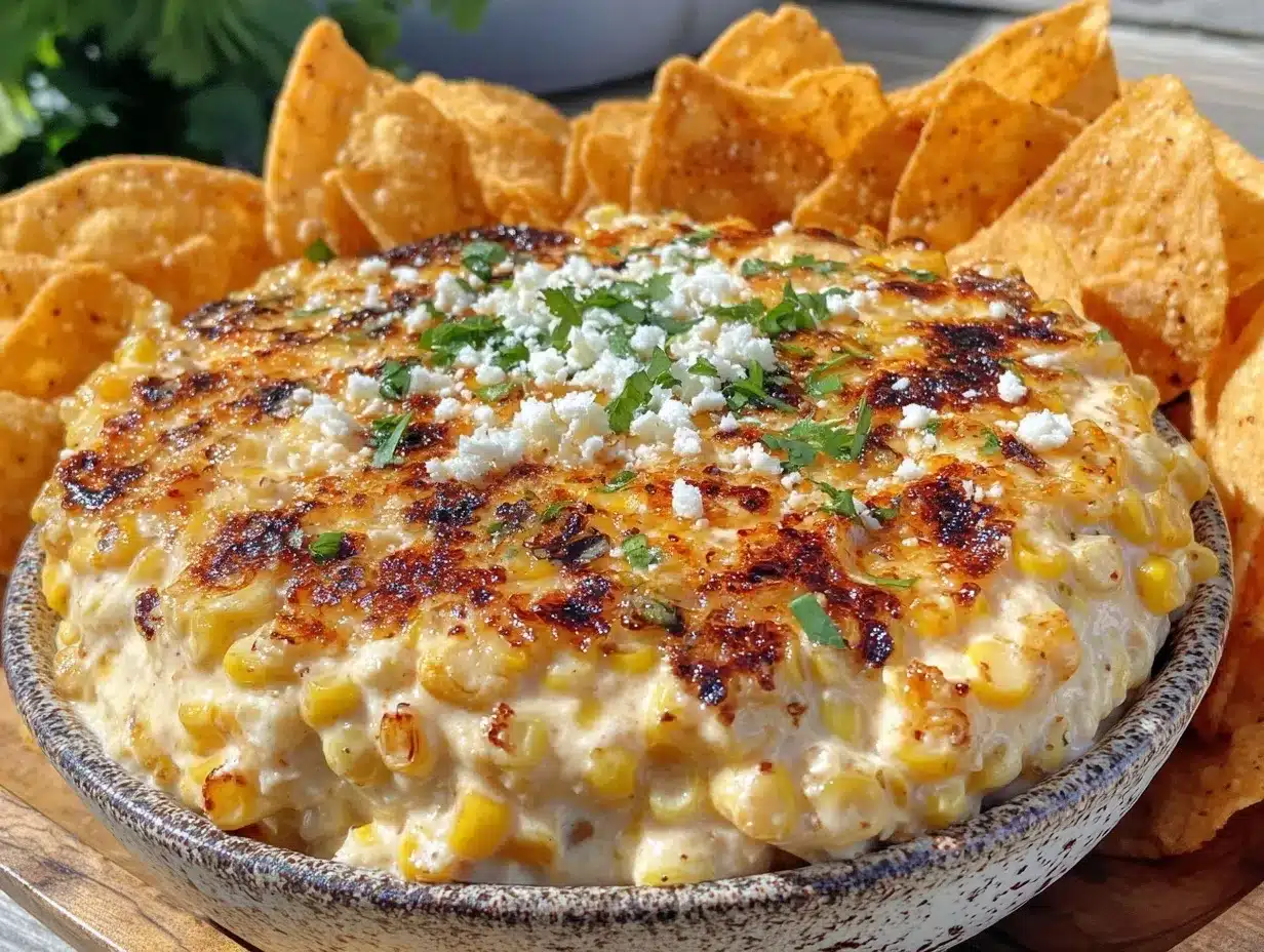 Creamy Mexican Street Corn Dip preparation steps