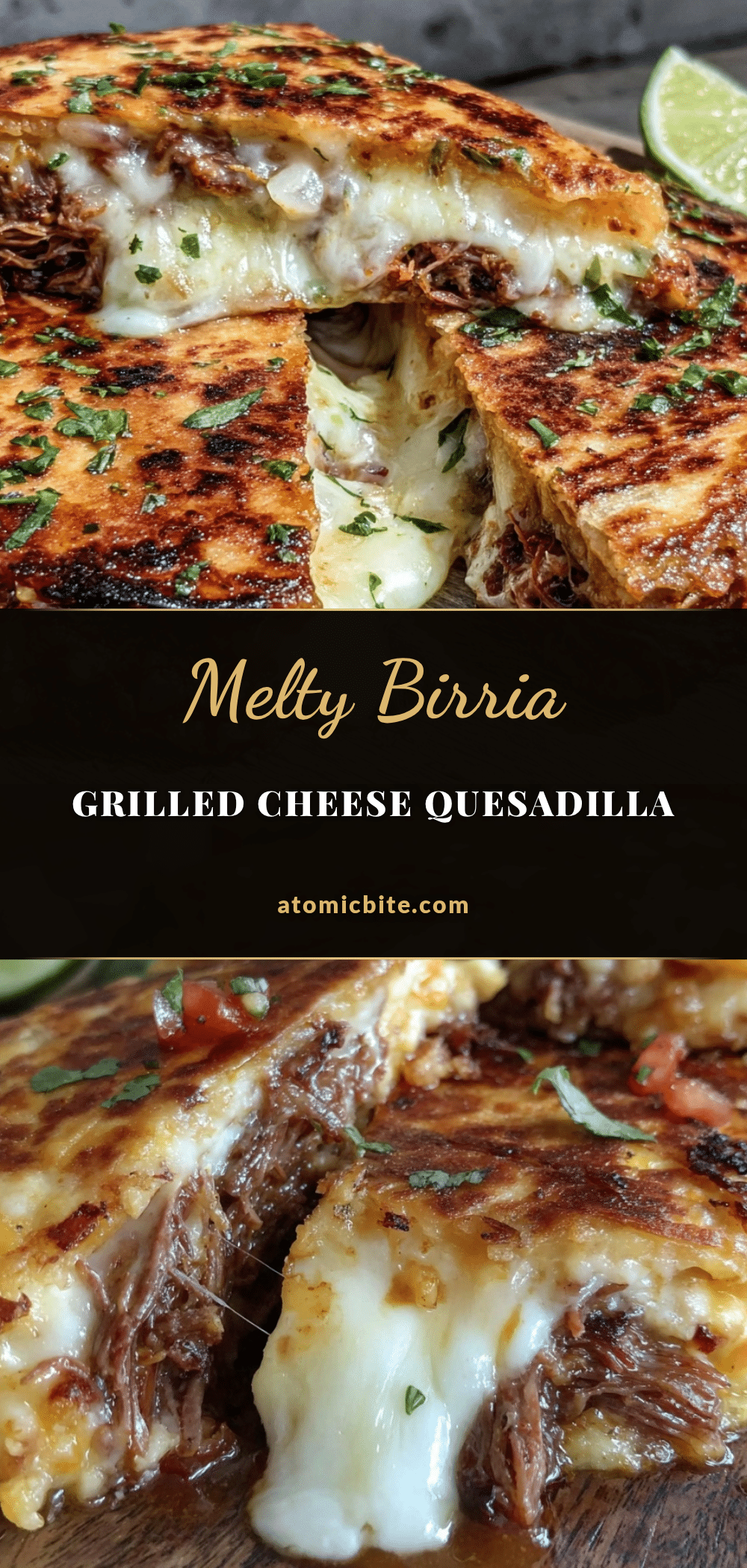 crispy birria grilled cheese quesadilla recipe