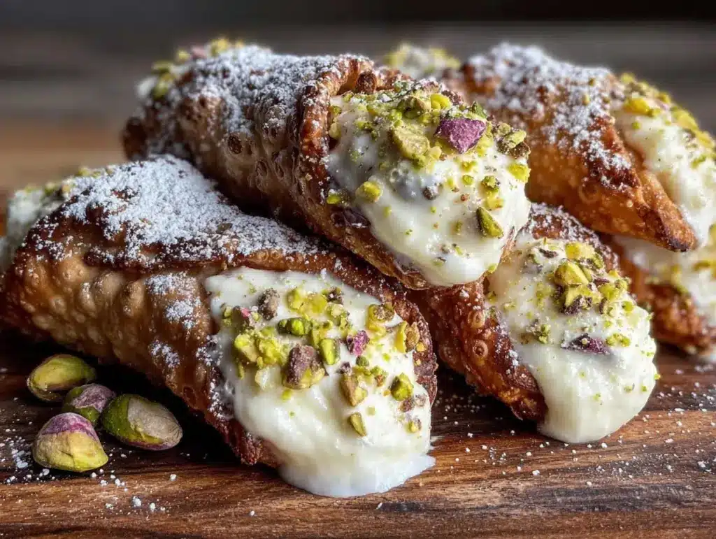 crispy homemade cannoli shells - featured image