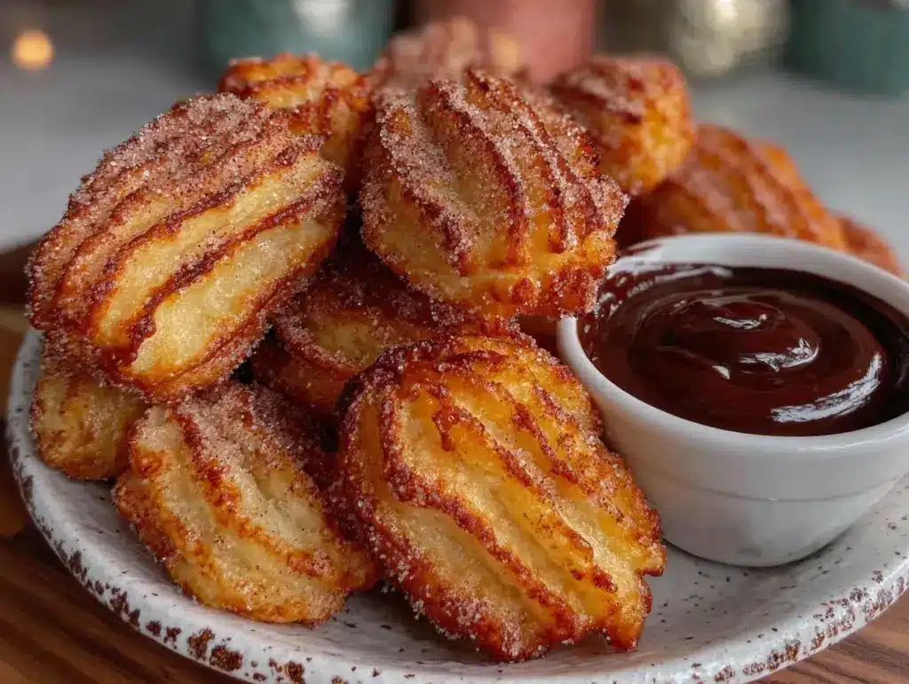crispy homemade churros - featured image