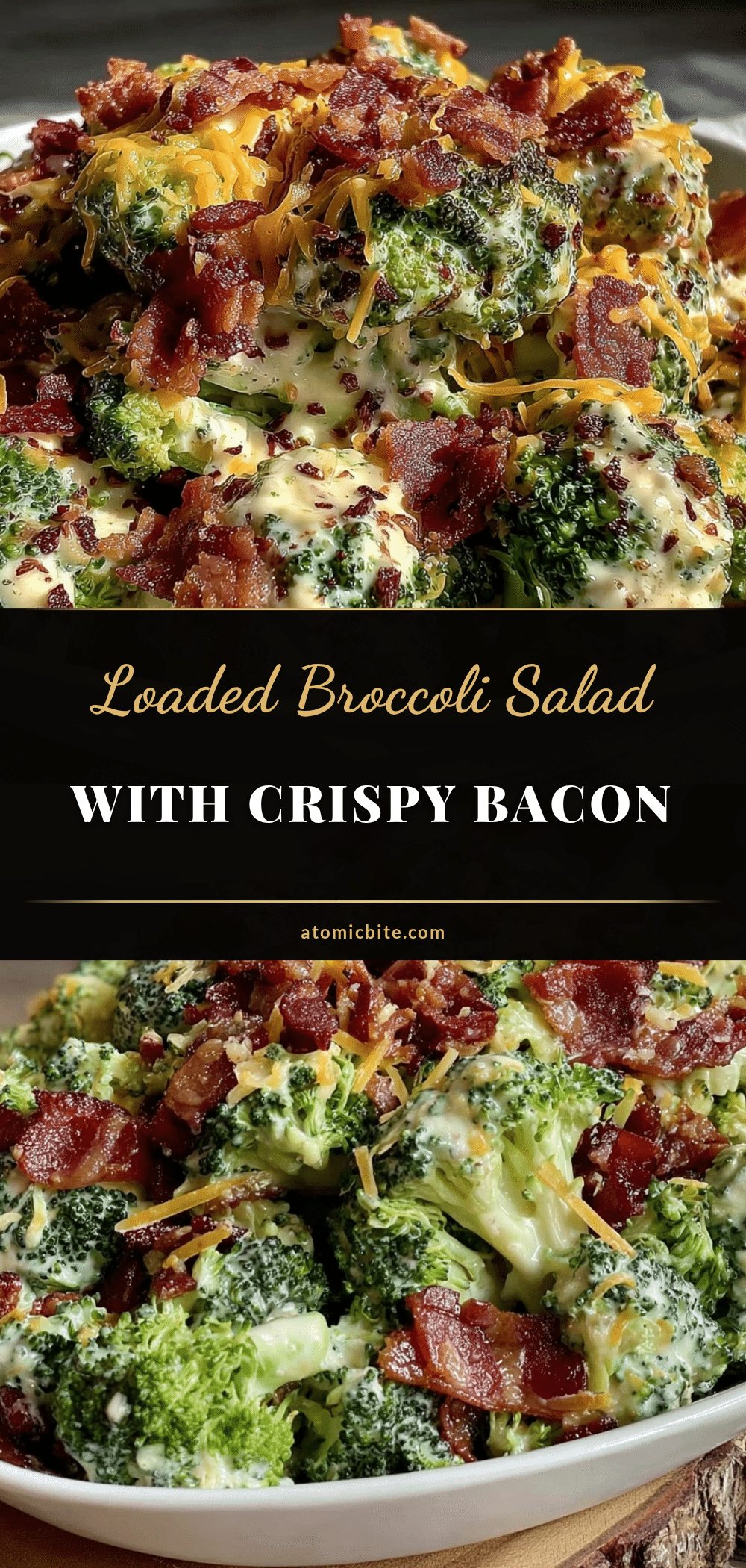 crispy loaded broccoli salad recipe