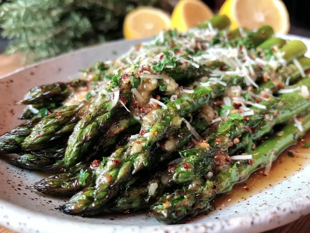 crispy roasted asparagus - featured image