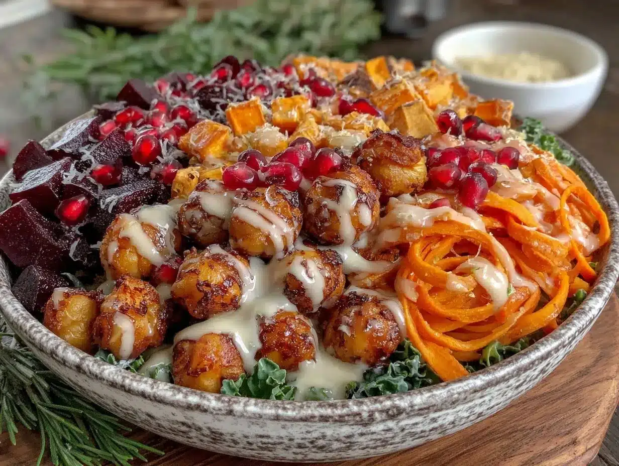 crispy roasted chickpea salad preparation steps