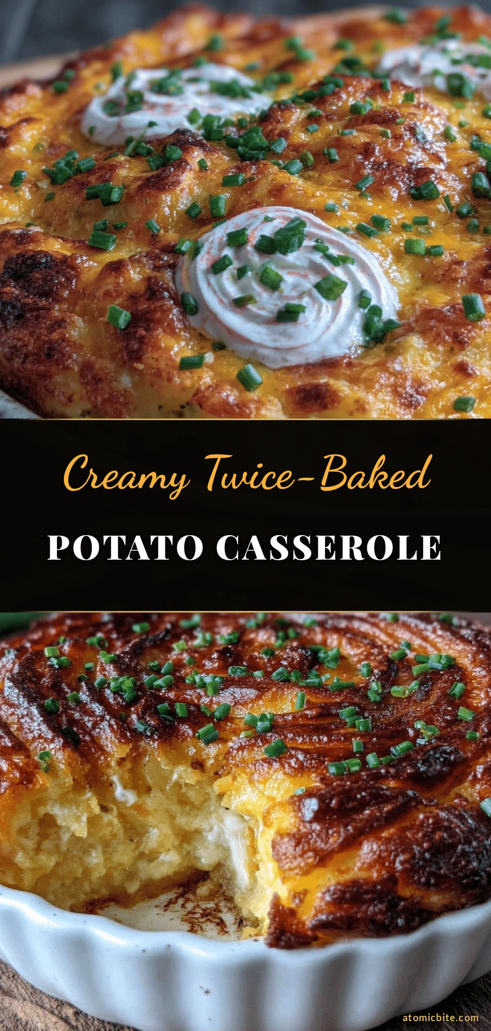 crispy twice-baked potato casserole recipe