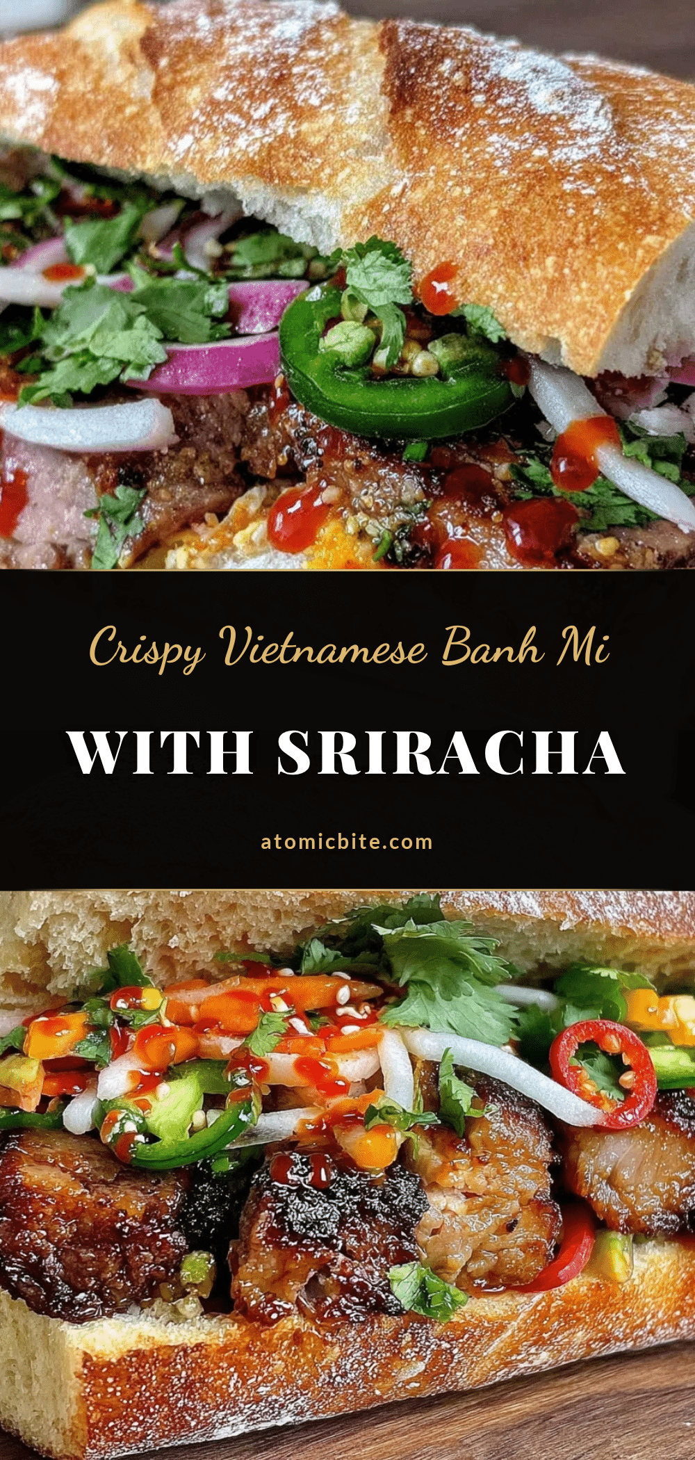 crispy Vietnamese banh mi sandwich recipe