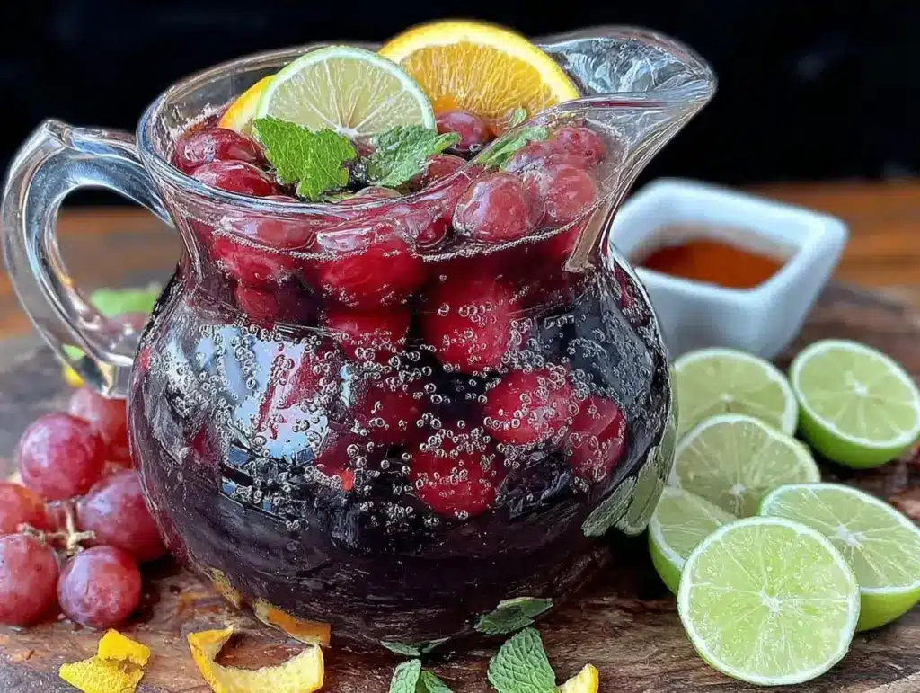 easy classic red wine sangria - featured image