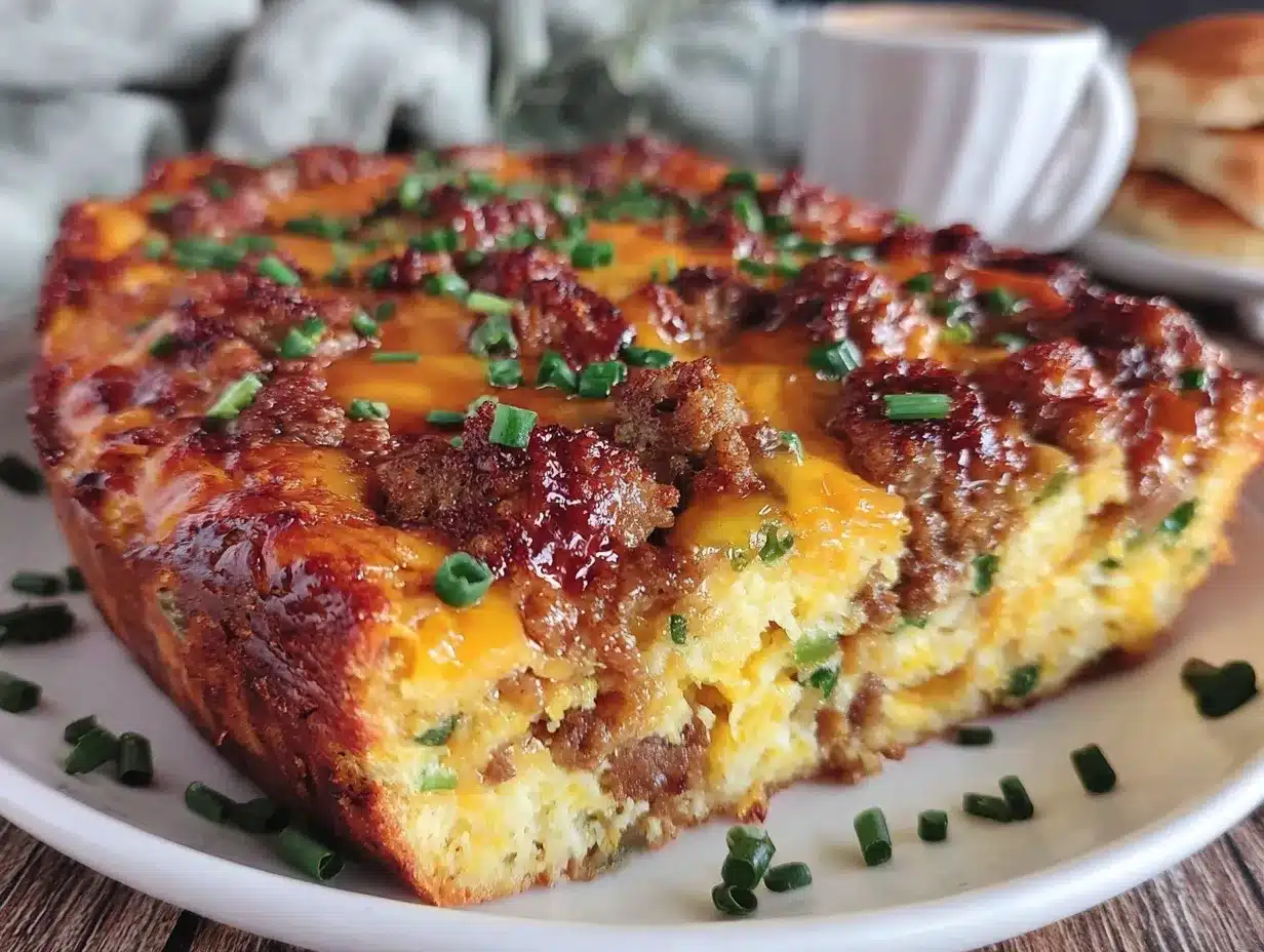 easy make ahead breakfast casserole with sausage preparation steps
