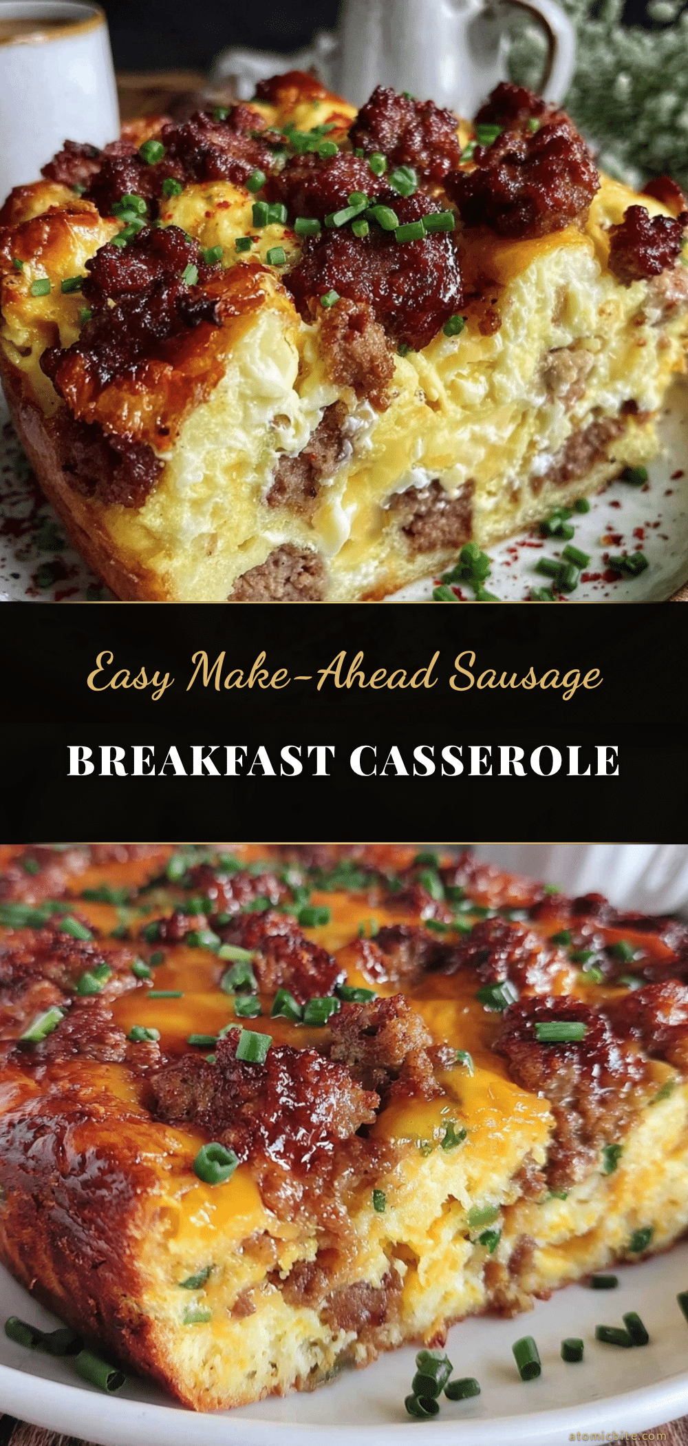 easy make ahead breakfast casserole with sausage recipe