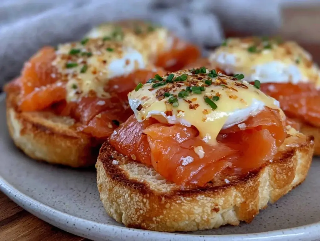 eggs benedict with smoked salmon - featured image