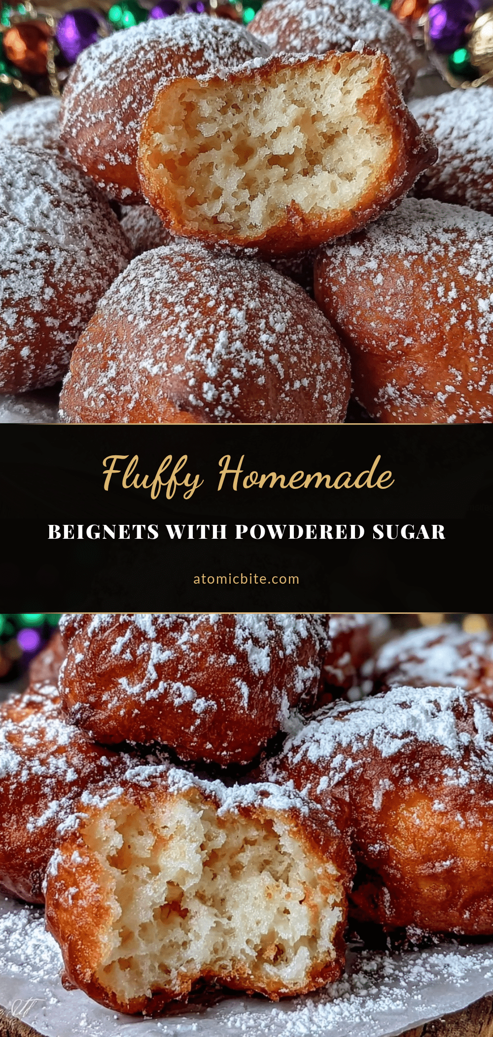 fluffy homemade beignets recipe