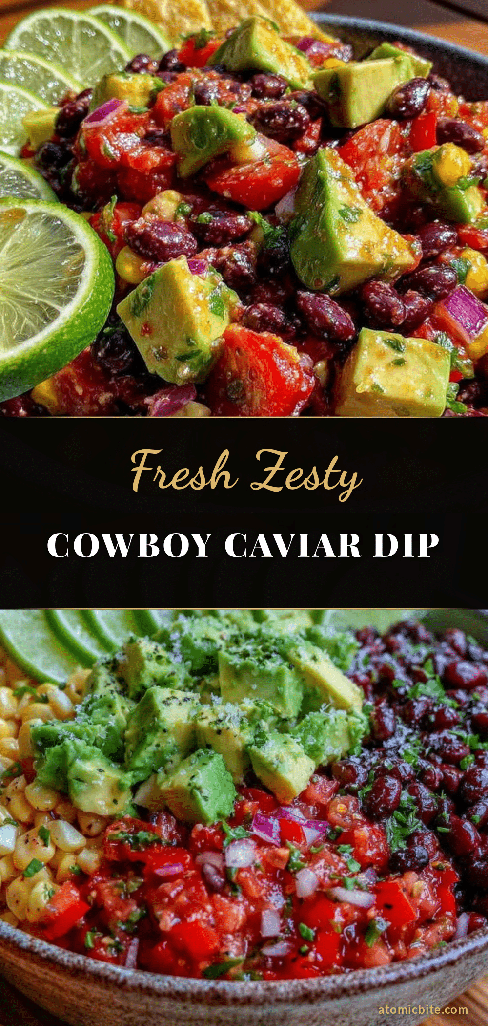 fresh cowboy caviar dip recipe
