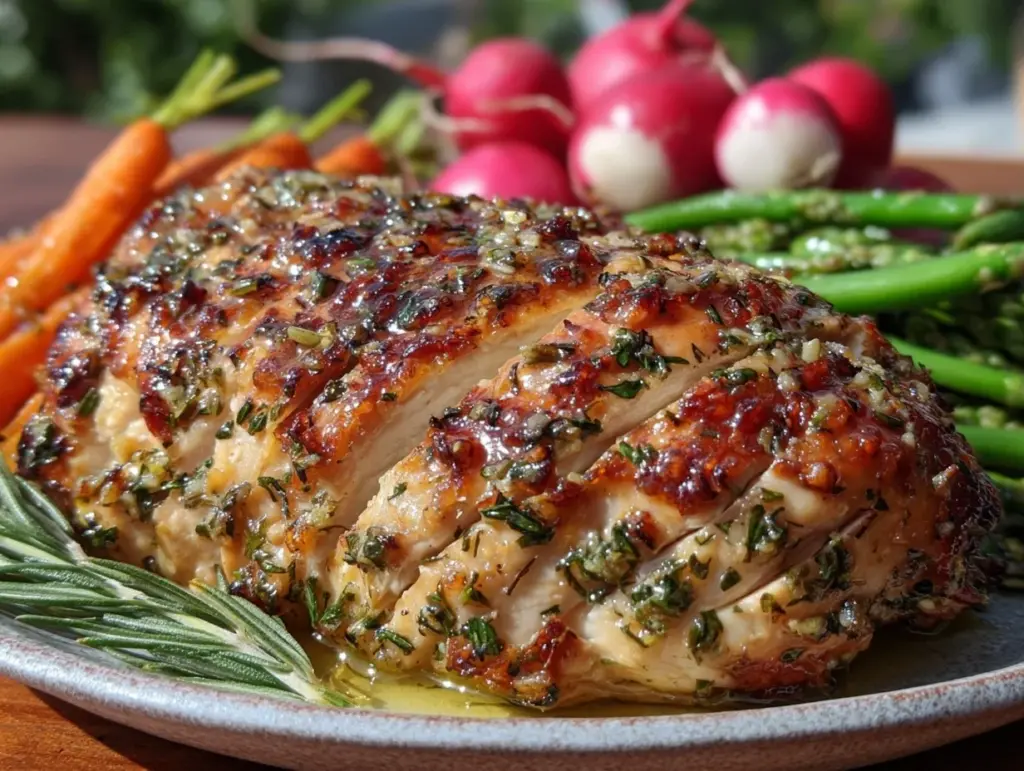 fresh lemon herb grilled chicken - featured image
