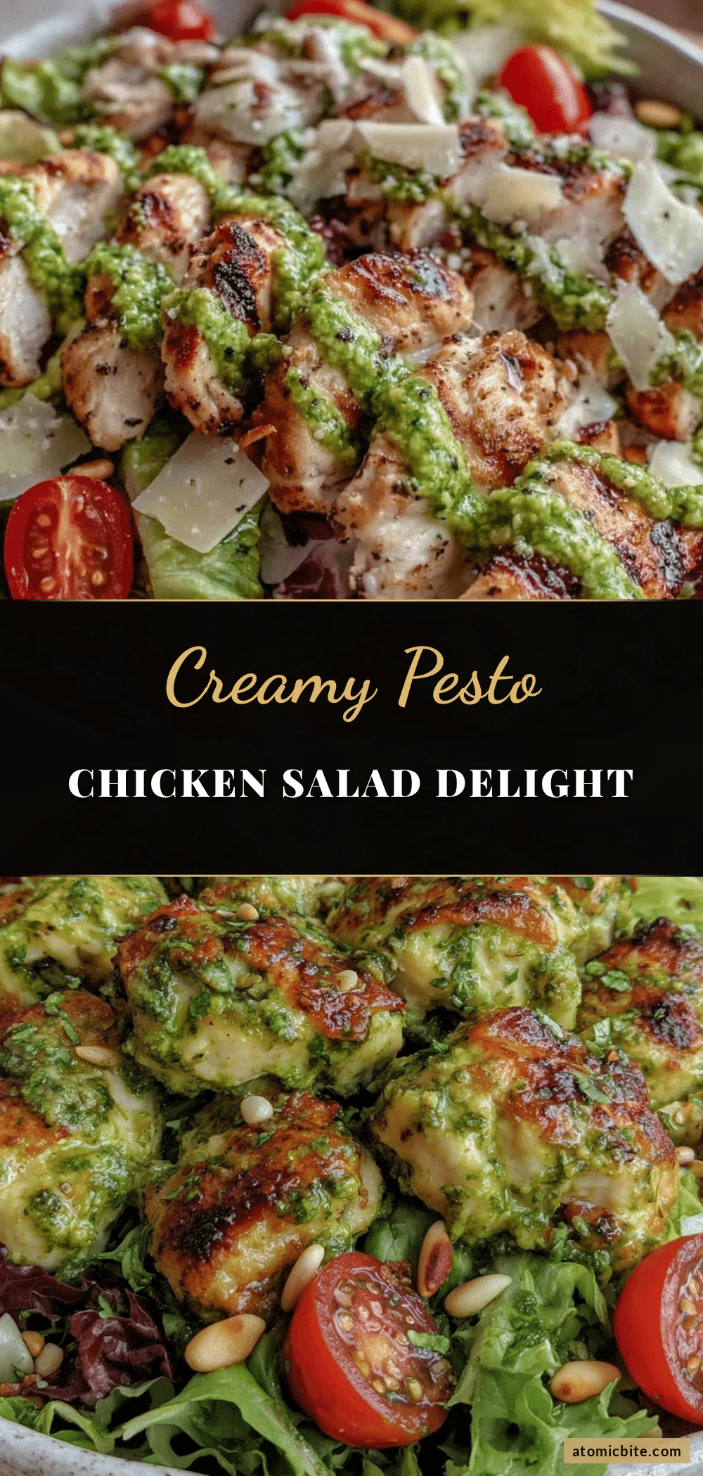 fresh pesto chicken salad recipe