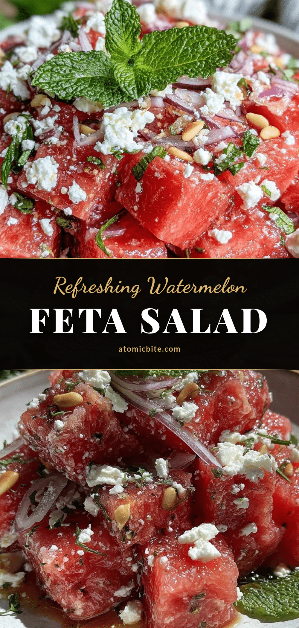 fresh watermelon feta salad recipe recipe