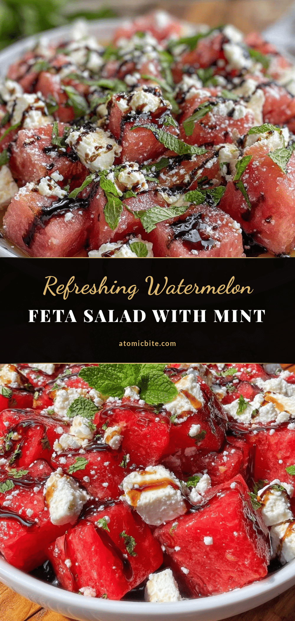 fresh watermelon feta salad recipe