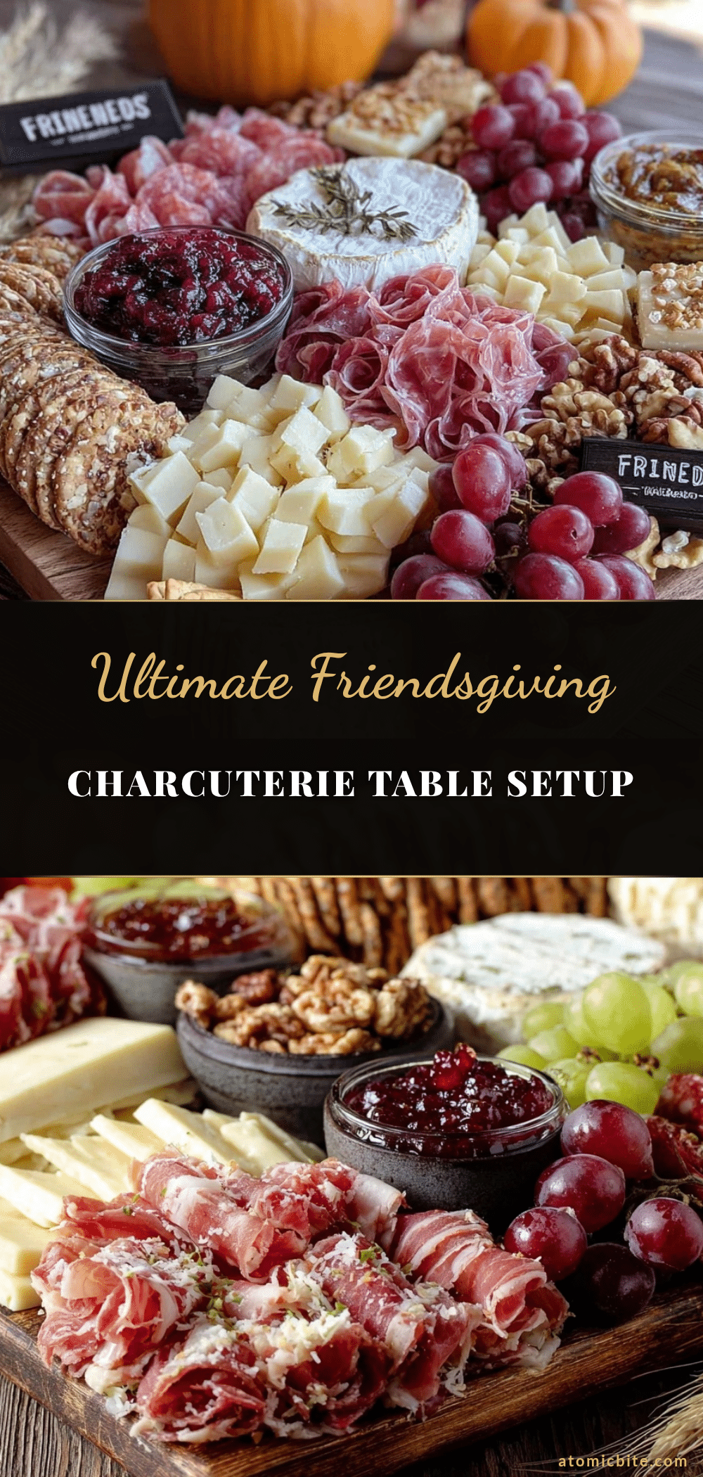 Friendsgiving Potluck Charcuterie Table recipe