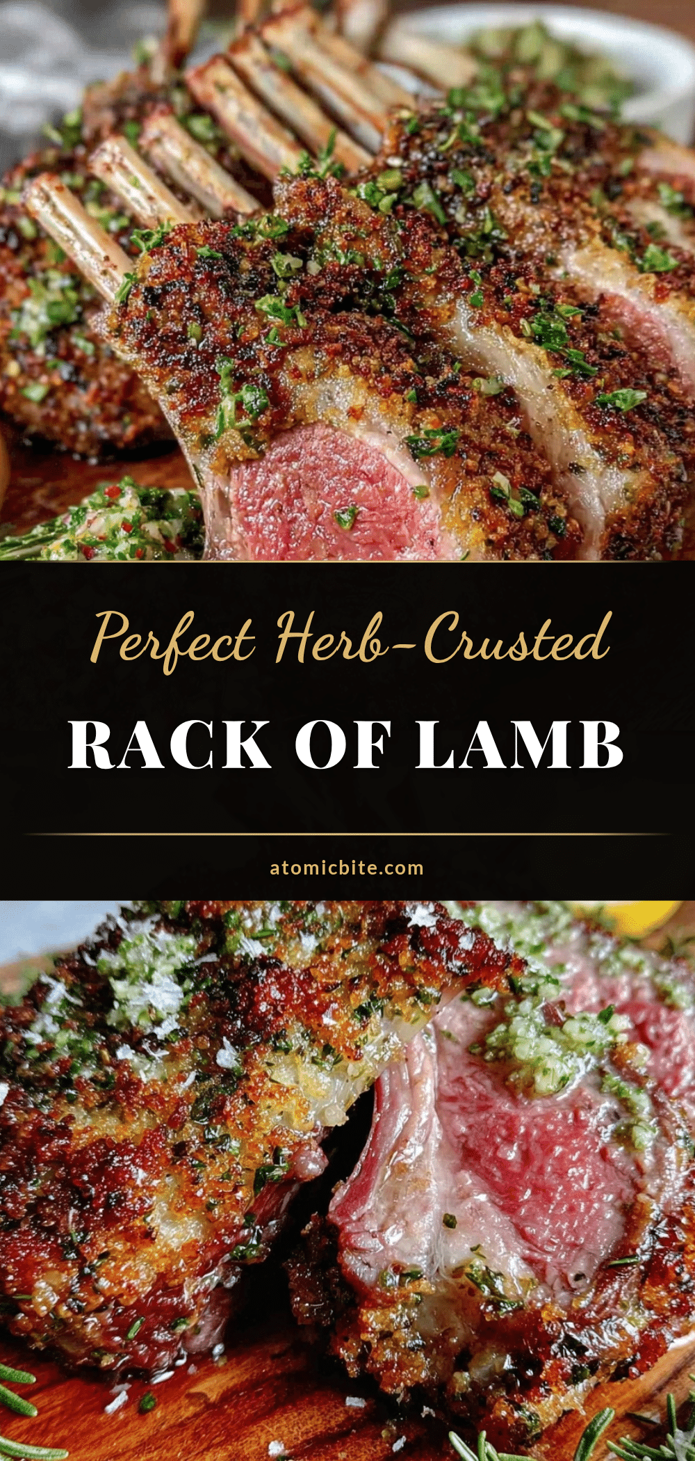 herb-crusted rack of lamb recipe