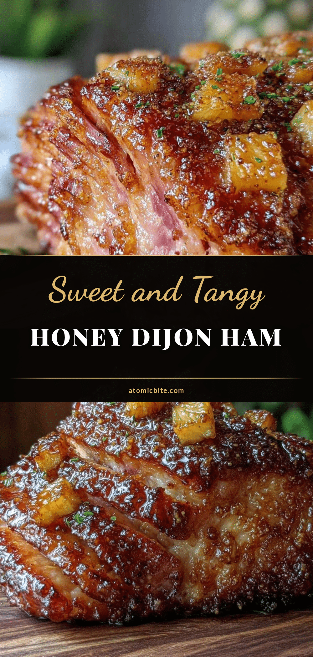 Honey Dijon Glazed Ham recipe