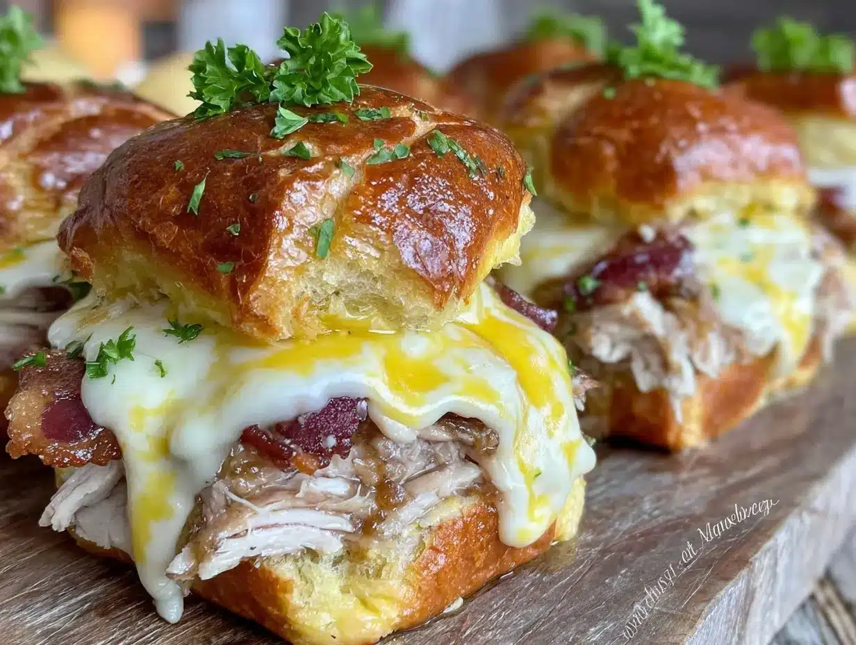 hot brown sliders preparation steps