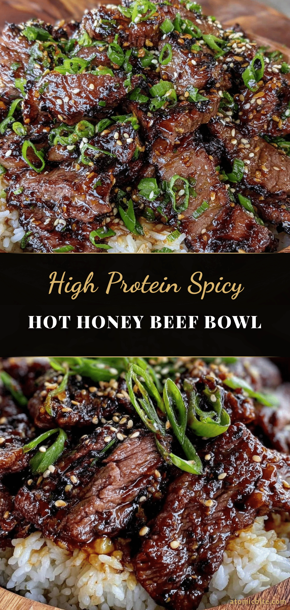 hot honey beef bowl recipe