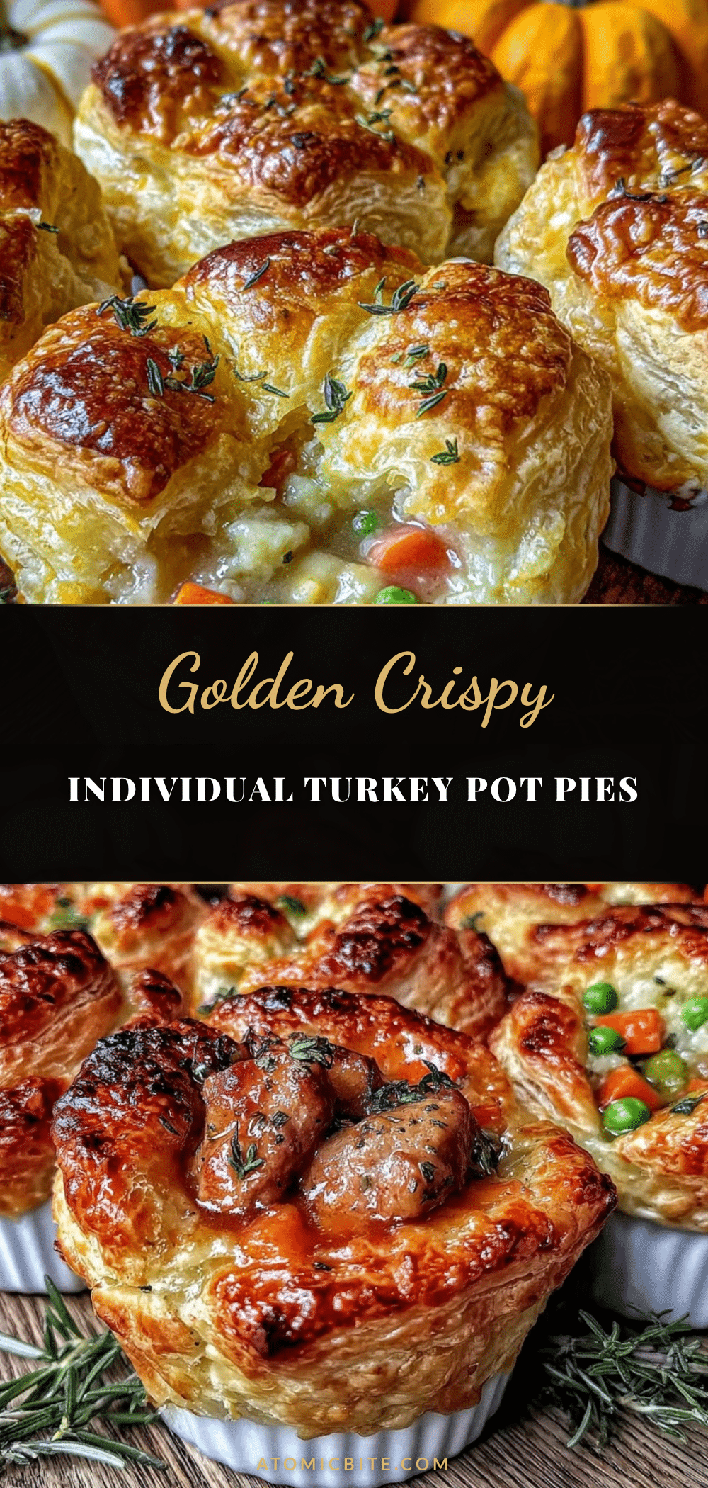 individual turkey pot pies recipe