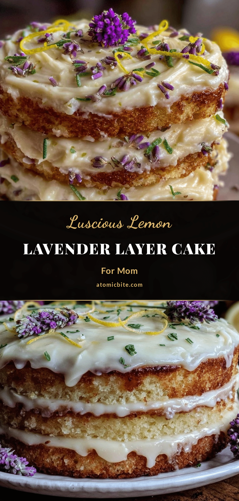 lemon lavender layer cake recipe