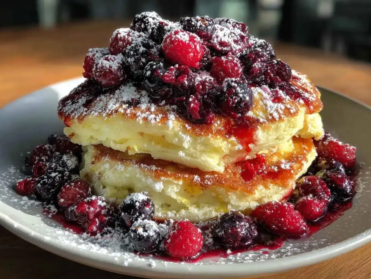 lemon ricotta pancakes preparation steps