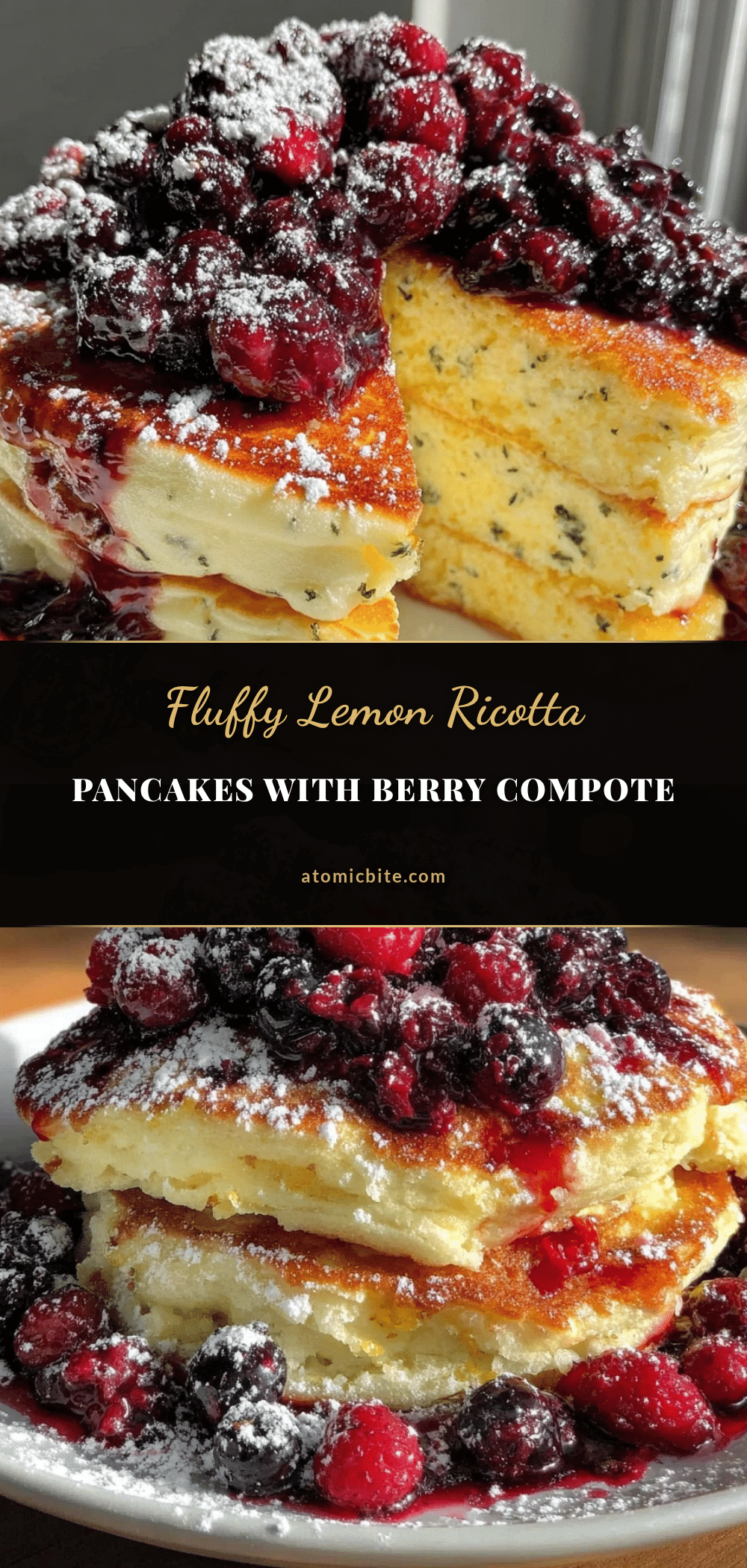 lemon ricotta pancakes recipe