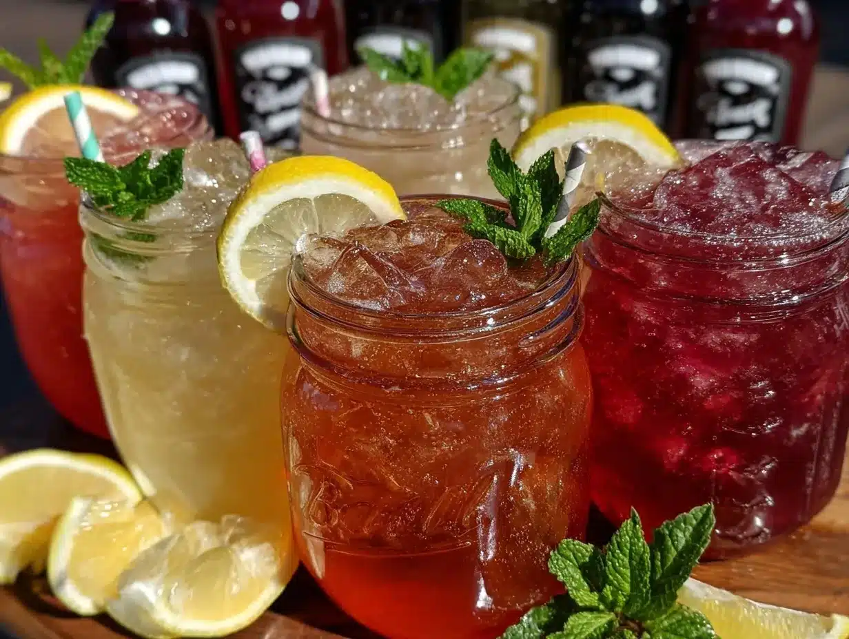 mason jar lemonade bar preparation steps