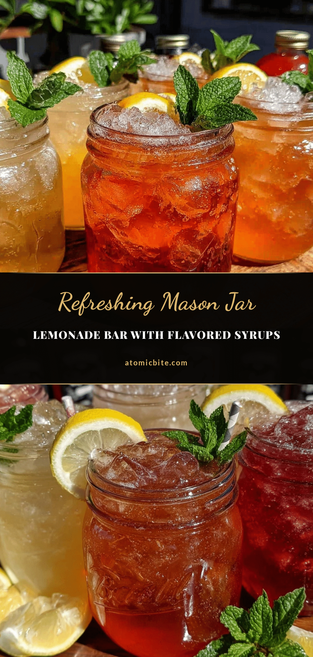 mason jar lemonade bar recipe