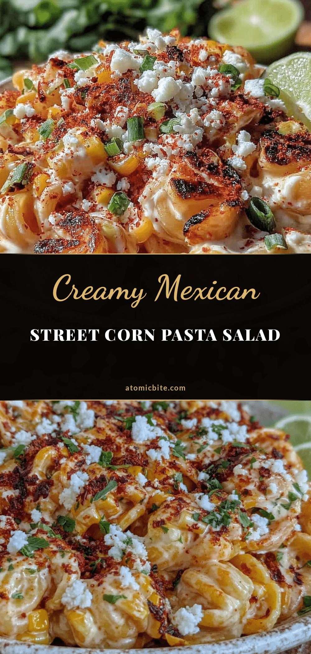 mexican street corn pasta salad recipe