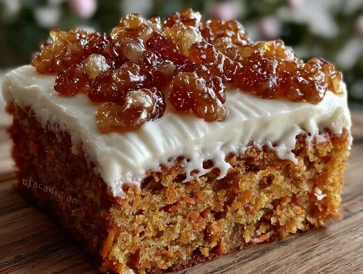 moist cream cheese frosted carrot cake preparation steps