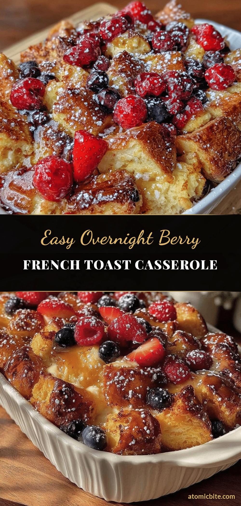 overnight french toast casserole with berries recipe