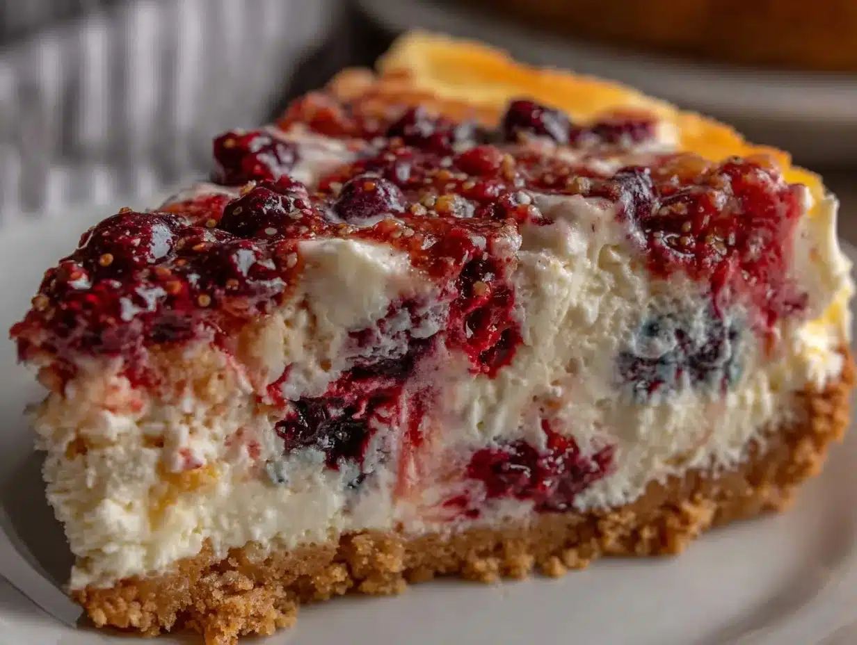 patriotic tie-dye cheesecake preparation steps