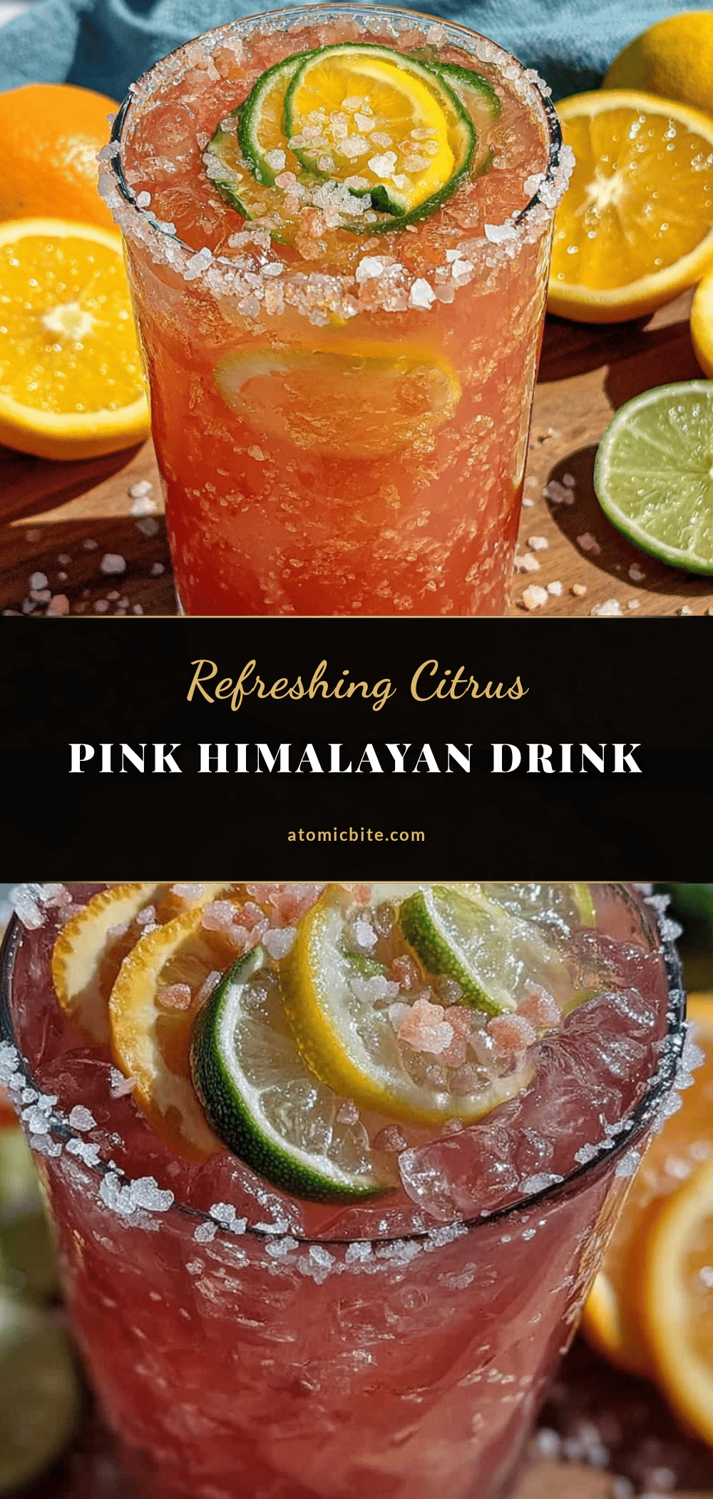 pink Himalayan salt electrolyte drink recipe