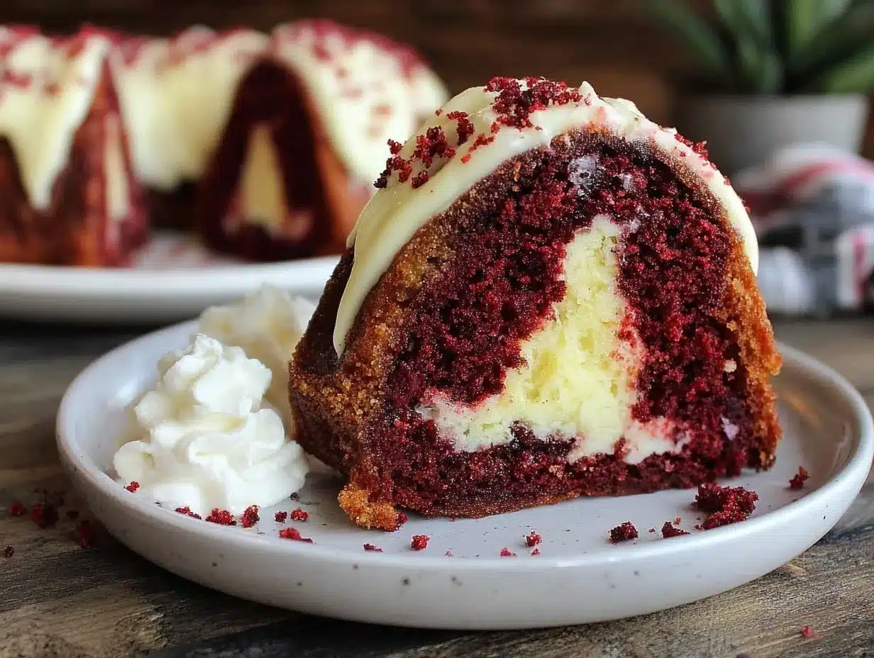 red velvet pound cake preparation steps