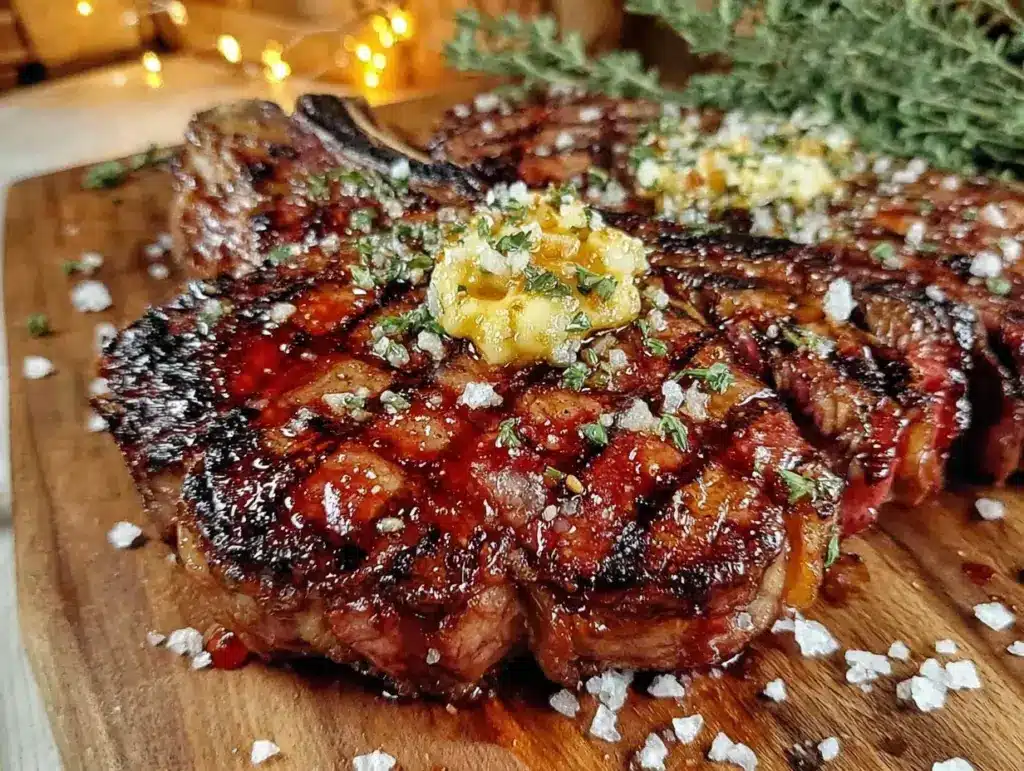 reverse-seared tomahawk steak - featured image