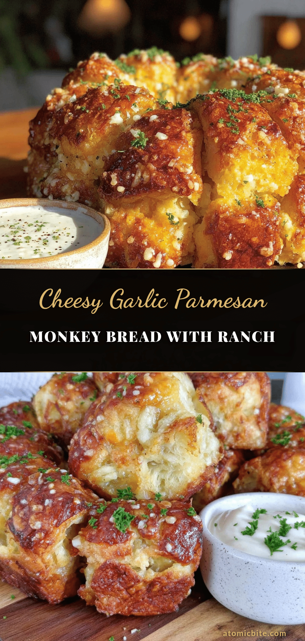 savory garlic parmesan monkey bread recipe