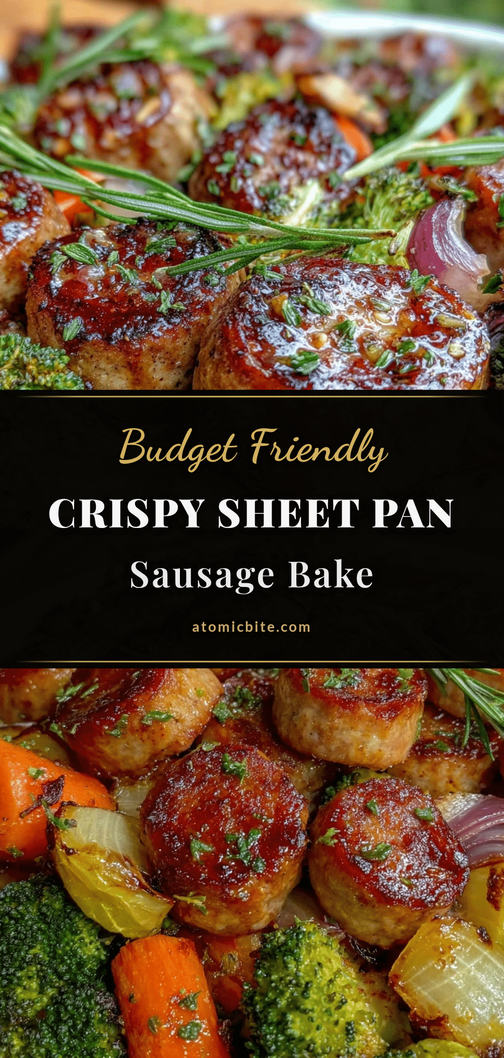 sheet pan sausage and vegetable bake recipe