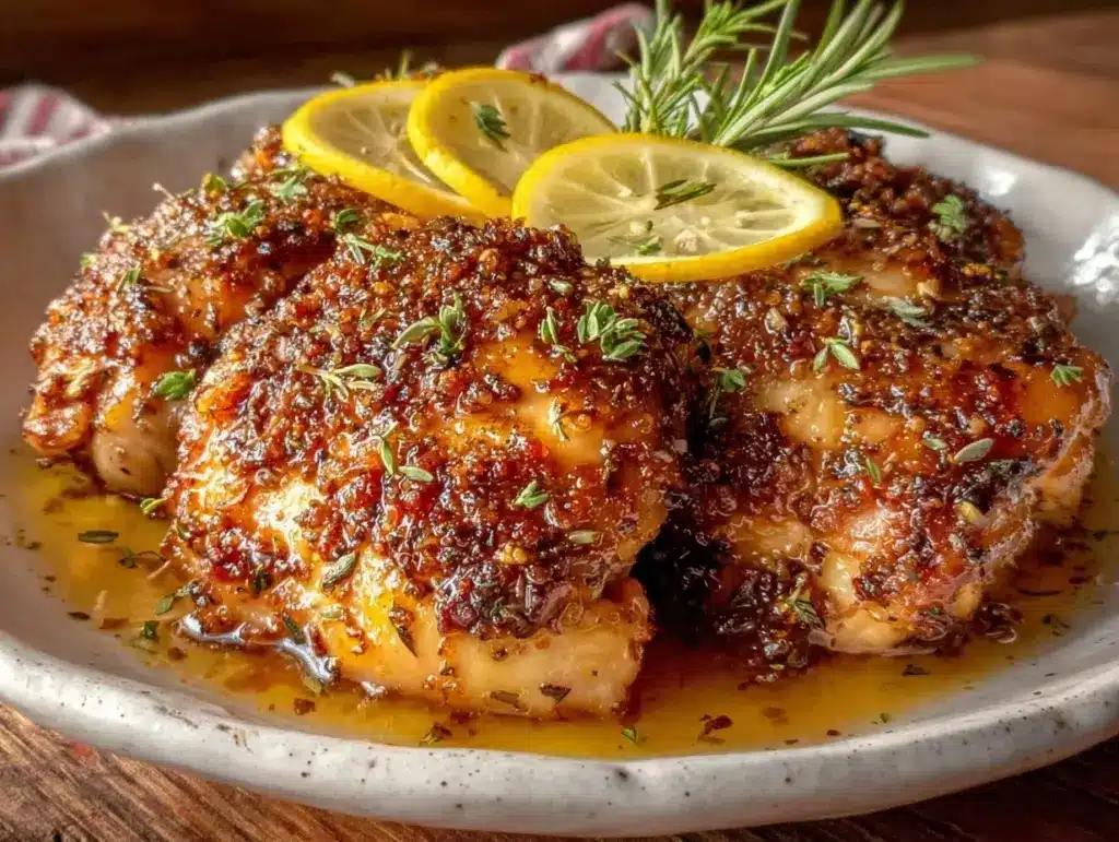 slow cooker lemon herb chicken - featured image