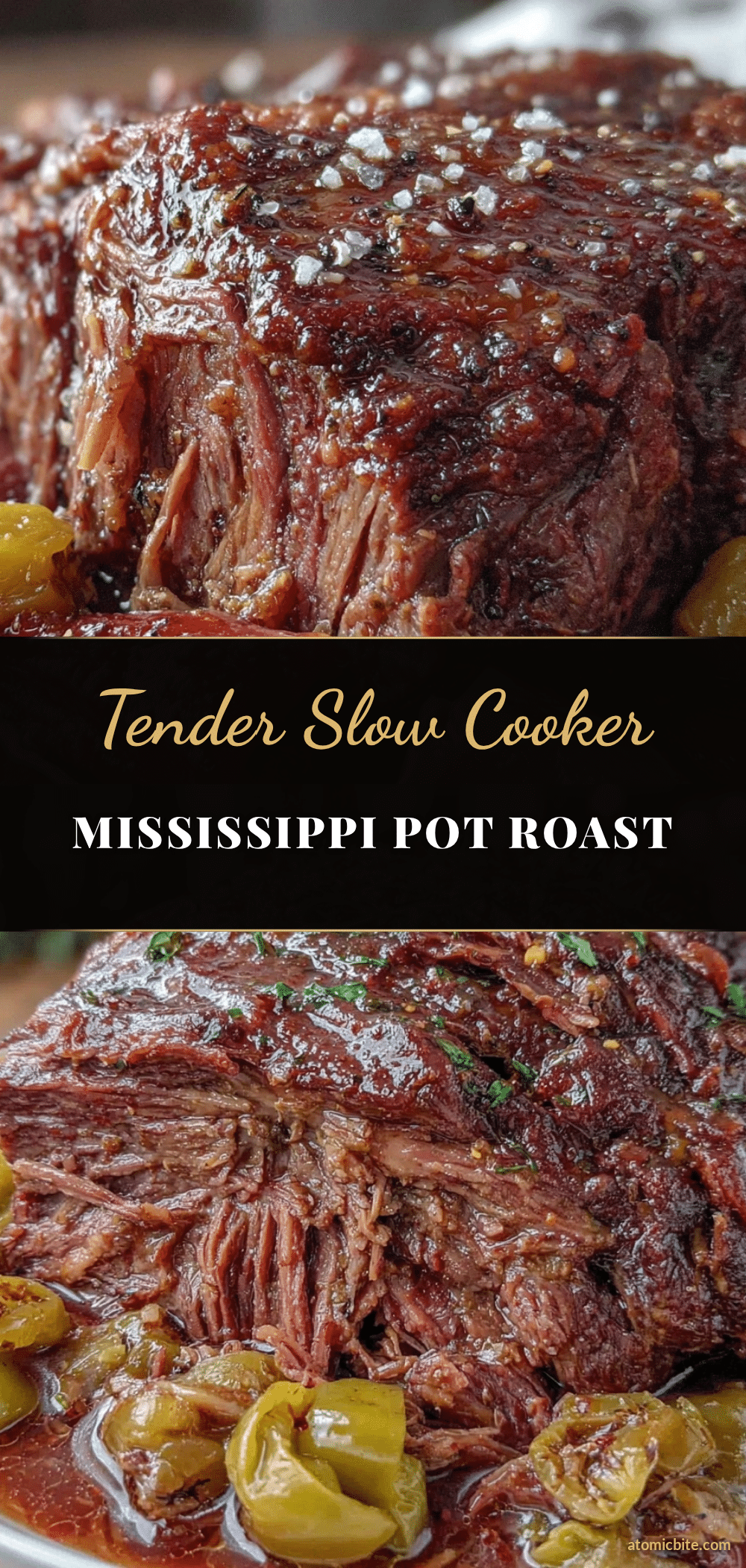 slow cooker mississippi pot roast recipe