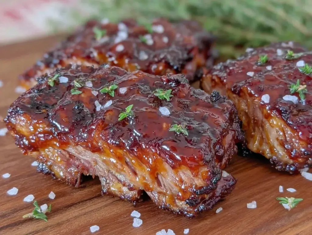 smoked beef short ribs - featured image