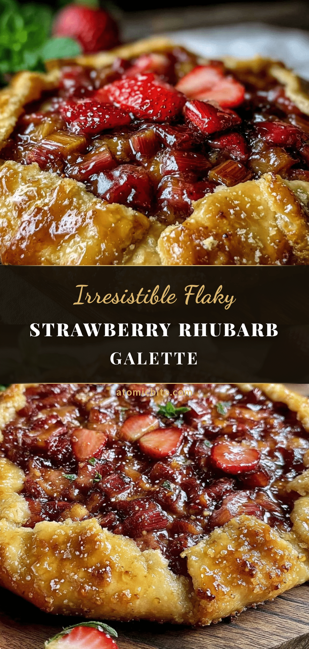 strawberry rhubarb galette recipe